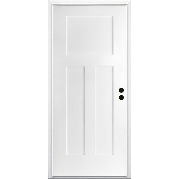 Trimlite Exterior Single Door, Left Hand/Inswing, 1.75 Thick, Fiberglass 3080LHISPSF3PSHK49161DM